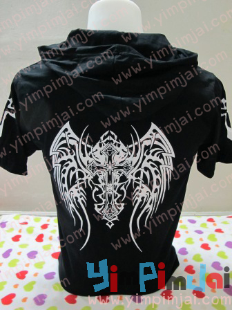 เสื้อฮู้ดสั่งทำตามแบบ ลายปีก