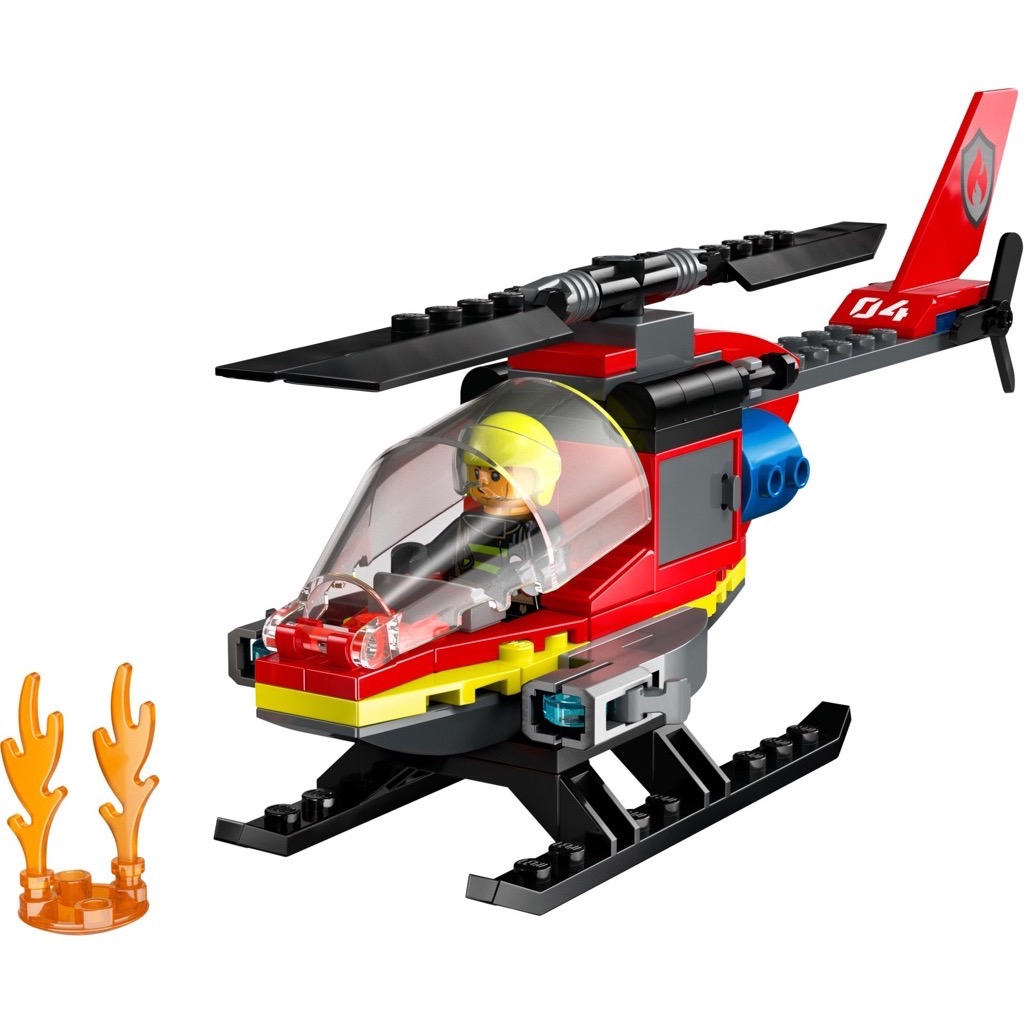 เลโก้ LEGO City 60411 Fire Rescue Helicopter
