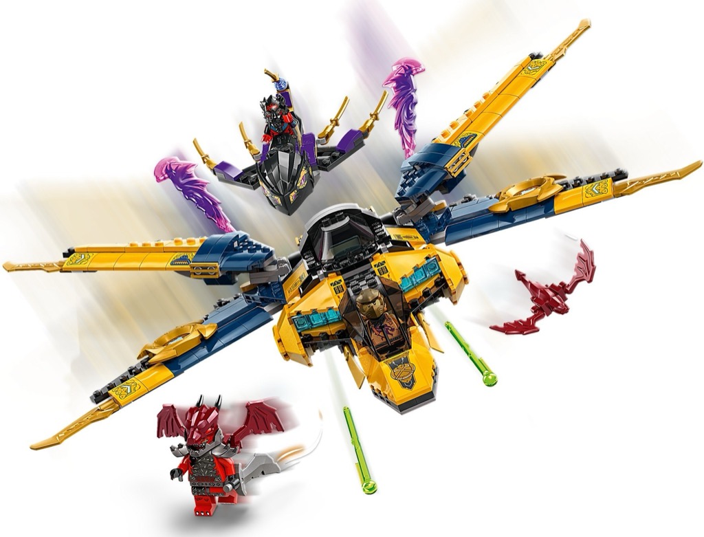 เลโก้ LEGO Ninjago 71833 Ras and Arin's Super Storm Jet