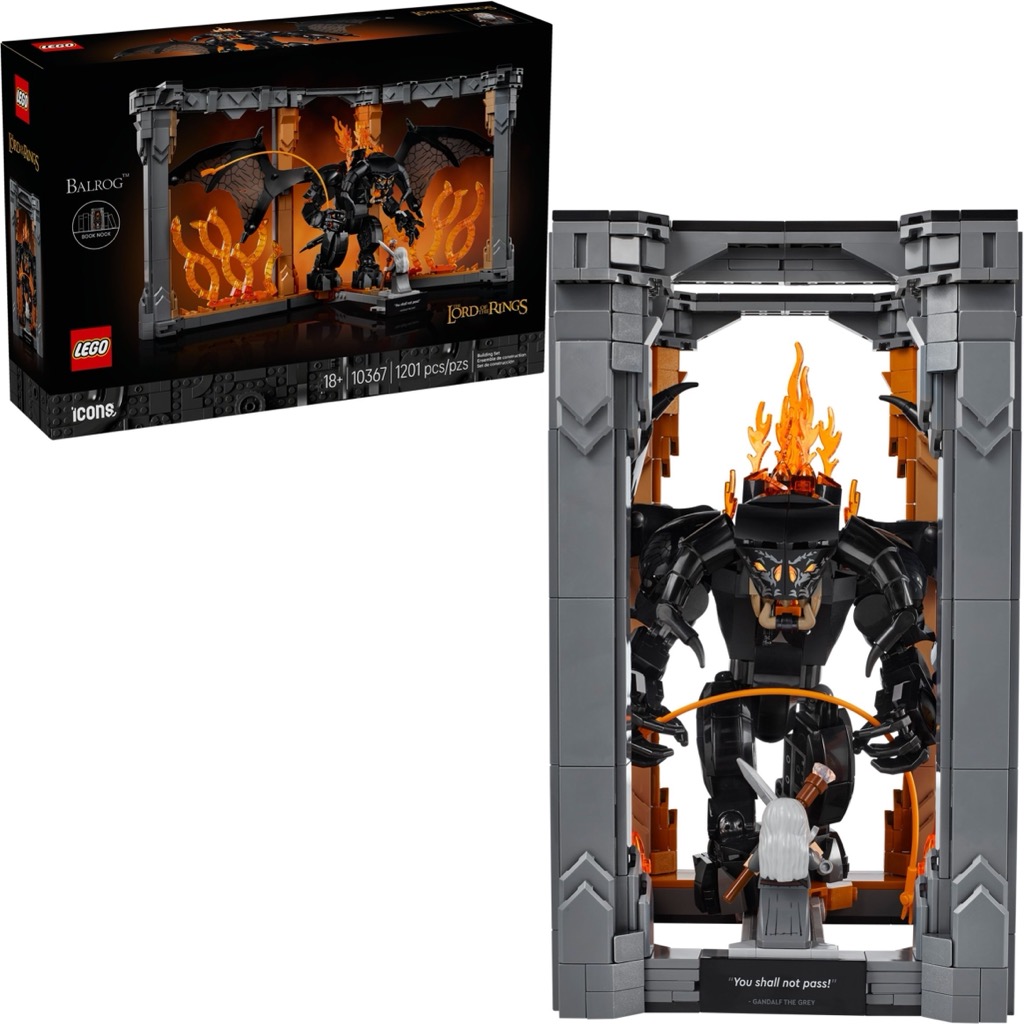 เลโก้ LEGO Exclusives 10367 The Lord of the Rings: Balrog™ Book Nook