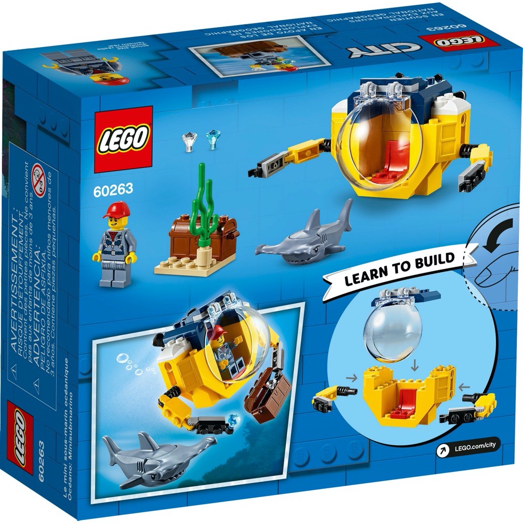 เลโก้ LEGO City 60263 Ocean Mini-Submarine