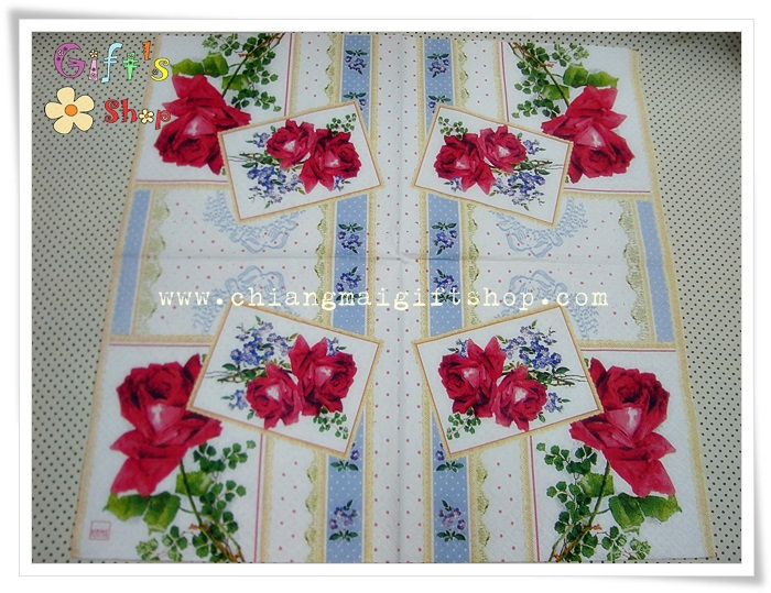 กระดาษแนปกิ้น, ลายดอกกุหลาบ, ลายดอกกุหลาบสีแดง, พื้นหลังสีขาว, ลายดอกไม้สีแดง, ลายดอกไม้, พื้นหลังสีอ่อน