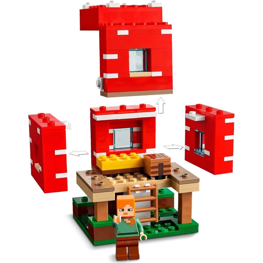 เลโก้ LEGO Minecraft 21179 The Mushroom House