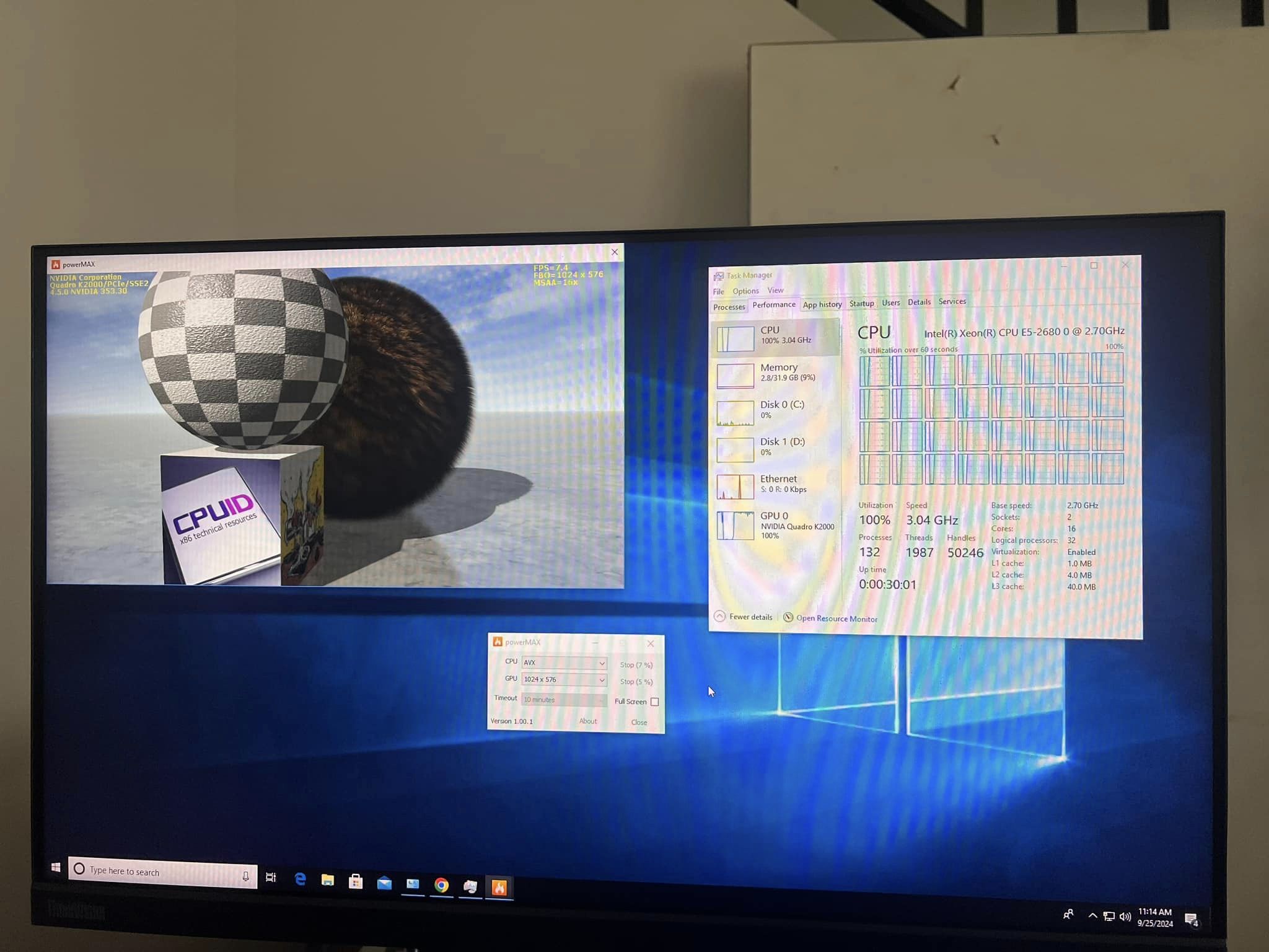 Dell Workstation T5610 2cpu 32gb K2000 เวิร์คสเตชั่นเดลมือสองพร้อมใช้งาน