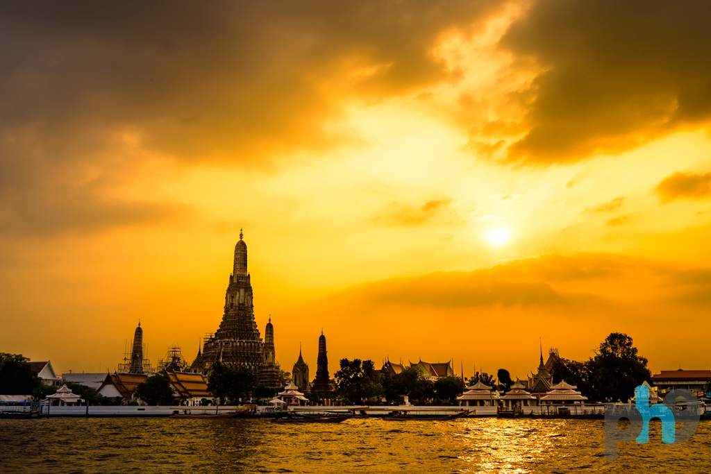 วอลเปเปอร์ภาพพิมพ์ ภาพวิววัดอรุณ ARN_0008