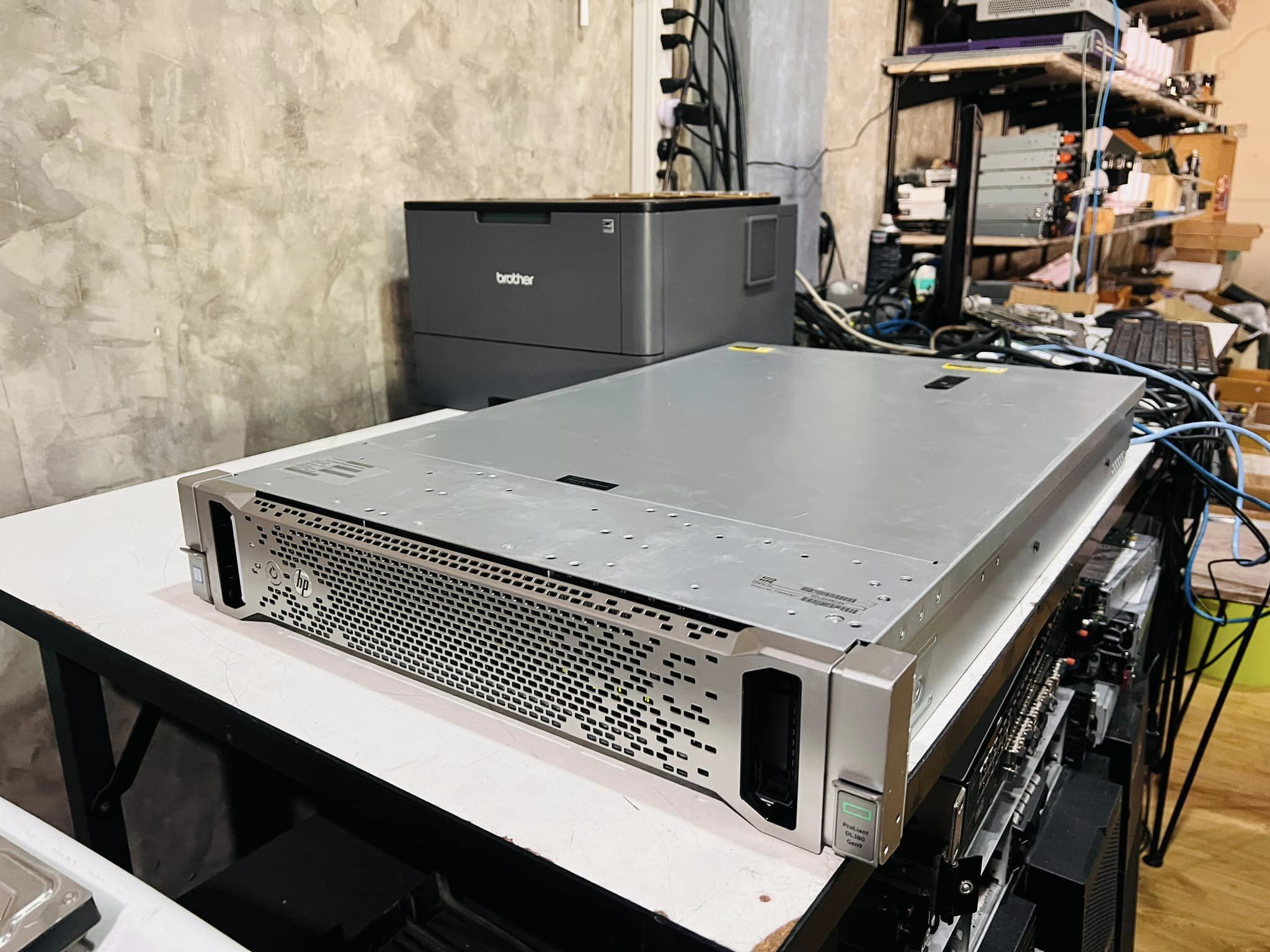 hp dl380 g9 2cpu v4 128gb 24Cores เซิร์ฟเวอร์มือสองพร้อมใช้งาน