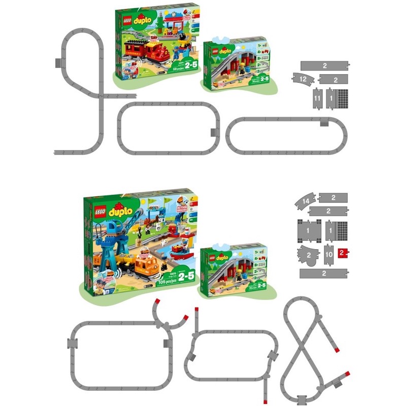 LEGO Duplo 10872 Train Bridge and Tracks