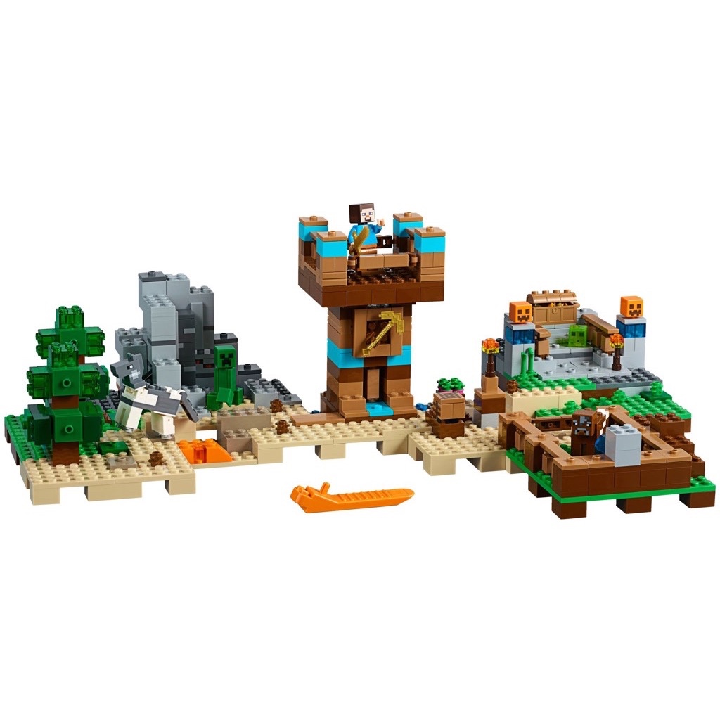 LEGO Minecraft 21135 The Crafting Box 2.0 (กล่องไม่สวย- Damaged Box) สำเนา