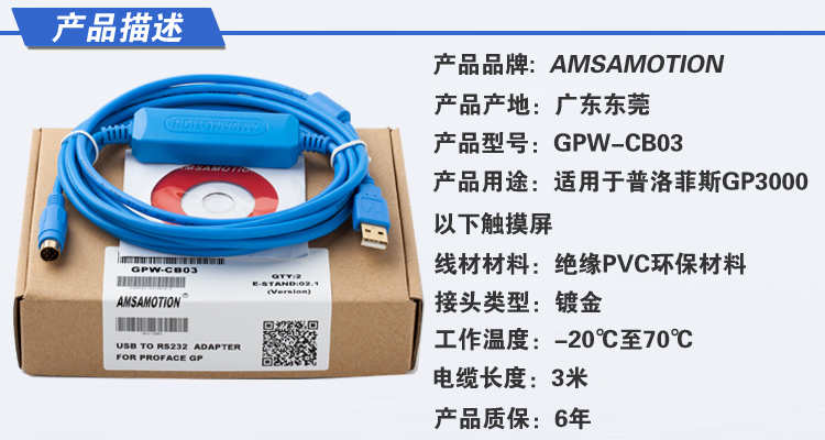 สาย Link Touch Screen Pro-Face GPW-CB03