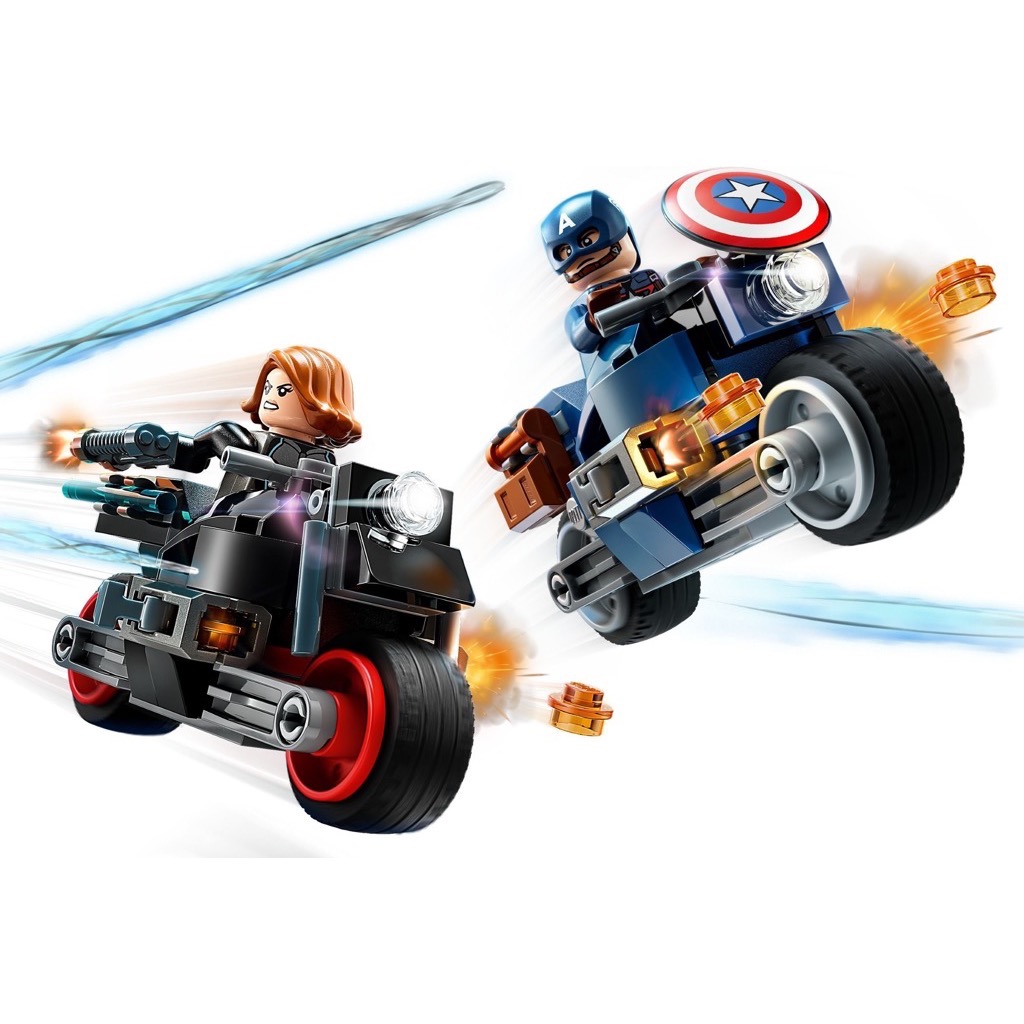 เลโก้ LEGO Super Heroes 76260 Black Widow & Captain America Motorcycles