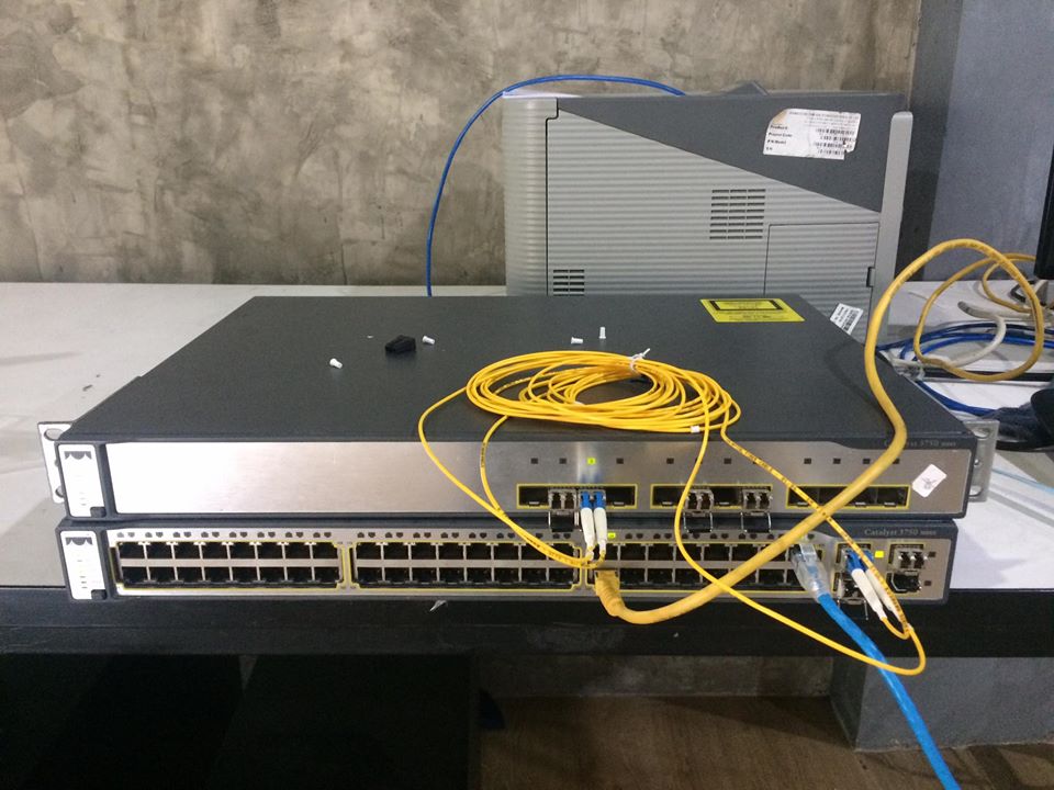 Cisco 3750G 12port SFP มือ 2 พร้อมใช้งาน