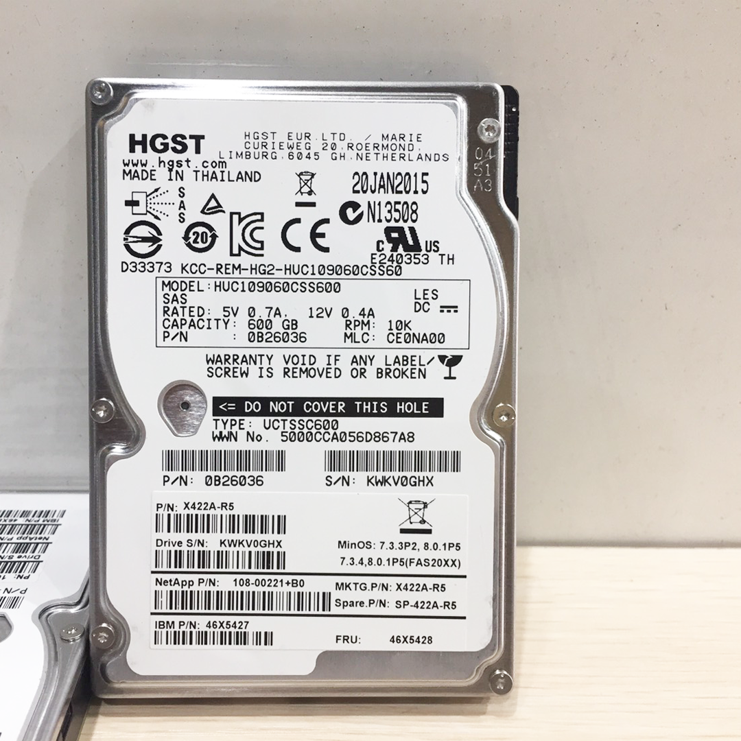 hdd sas 600gb 10k 2.5 มือ 2 พร้อมใช้งาน