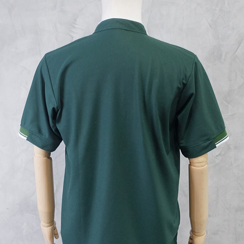เสื้อโปโล สีเขียวหัวเป็ด-คอจีน /(ตรากระทรวงฯ)