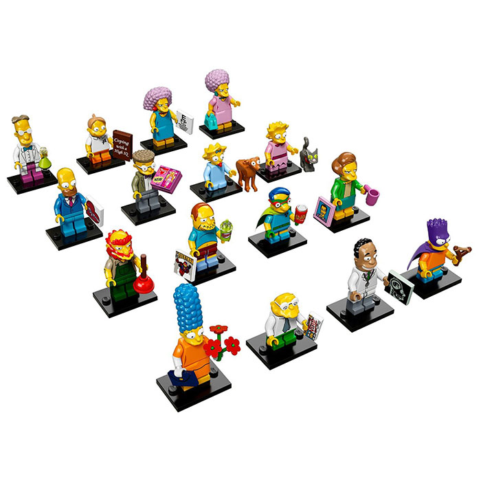 LEGO The Simpsons 71009 Series 2 Minifigures (16 Packs/Complete)
