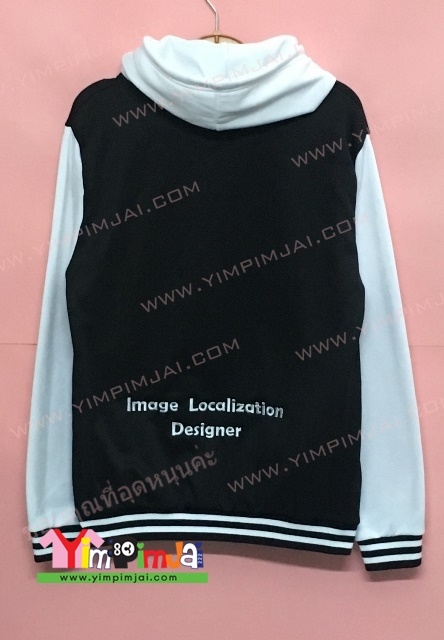 เสื้อฮู้ดเบสบอลปัก image localization designer