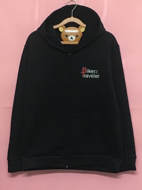 เสื้อฮู้ดสั่งทำสกรีนเฟลก 1 ตัว