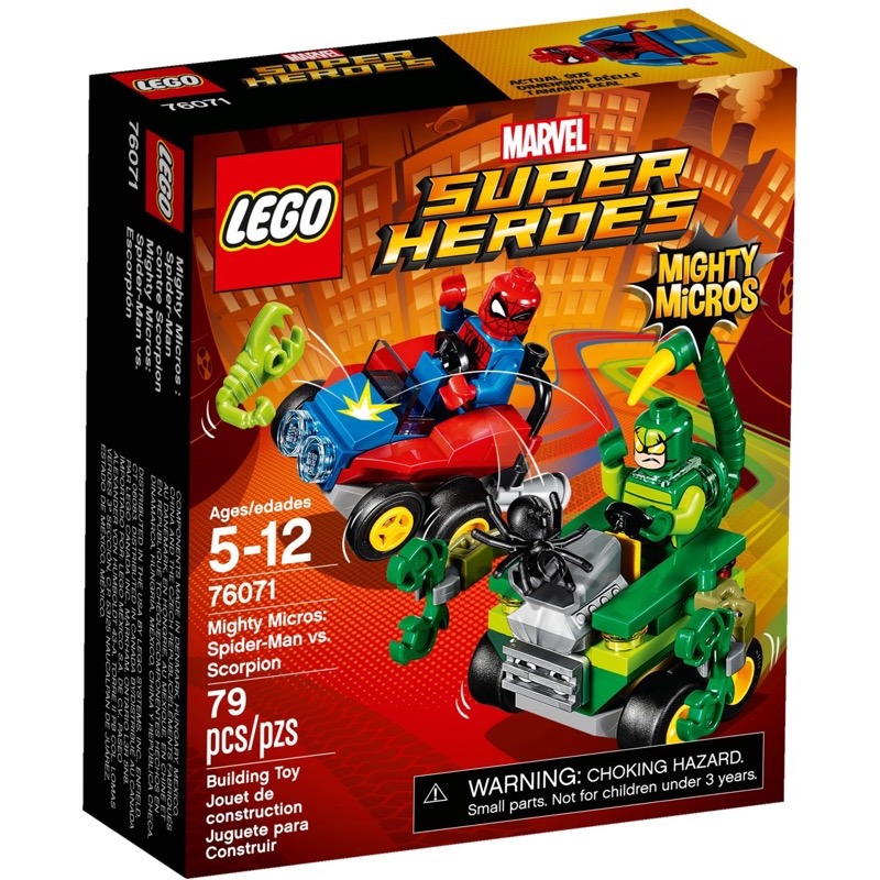 LEGO Super Heroes 76071 Mighty Micros: Spider-Man vs. Scorpion