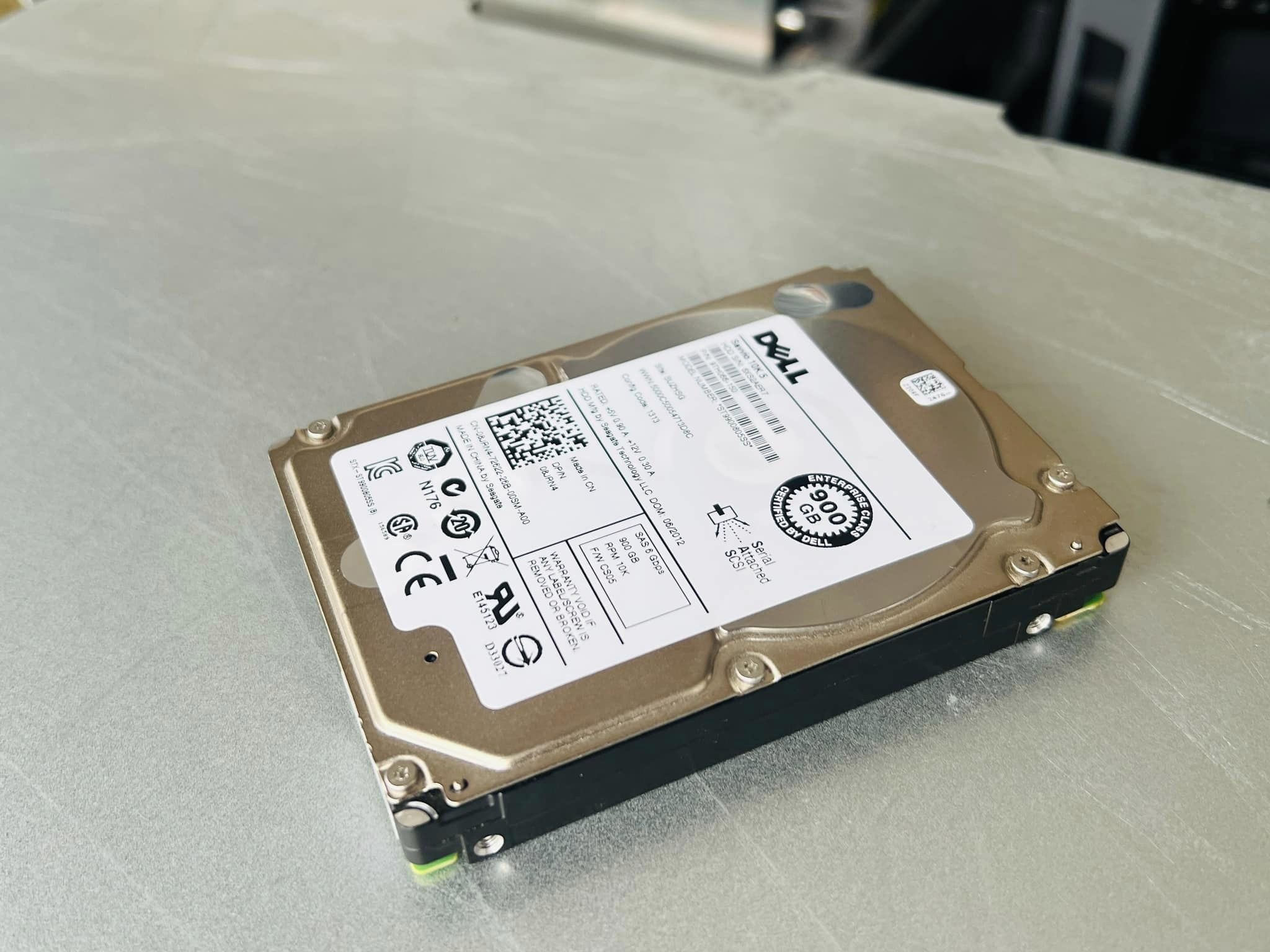 hdd sas 900gb 10k 2.5 นิ้ว ฮาร์ดดิสเซิร์ฟเวอร์เดลมือสองพร้อมใช้งาน