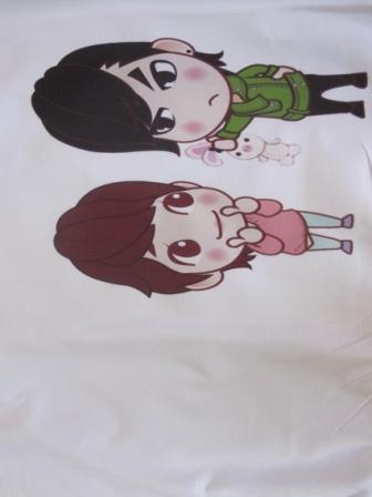 ลายสกรีนตัวการ์ตูนเลียนแบบ