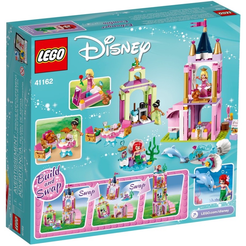 LEGO Disney 41162 Ariel, Aurora, and Tiana's Royal