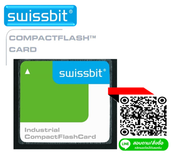 SWISSBIT, SFCF0512H1BK1TO-I-MS-553-SMA ,Compact Flash Card,512MB ,C-300 ,SLC, Industrial Grade