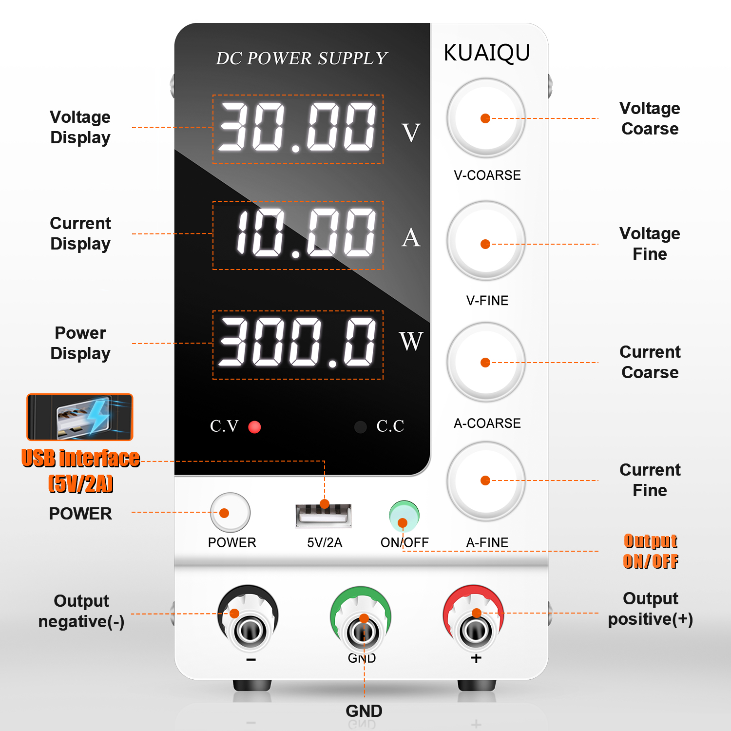 KUAIQU SPS-C3010 DC Power Supply