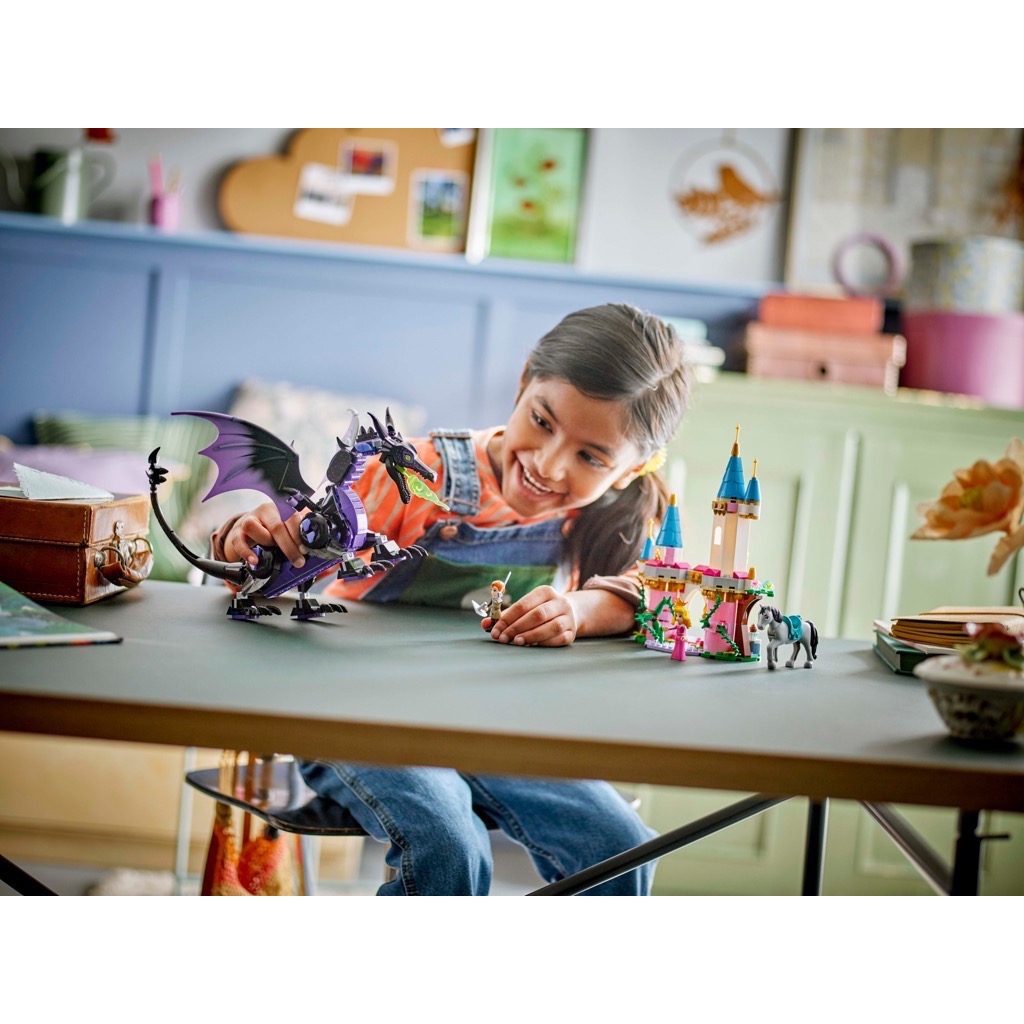 เลโก้ LEGO Disney 43240 Maleficent's Dragon Form and Aurora's Castle