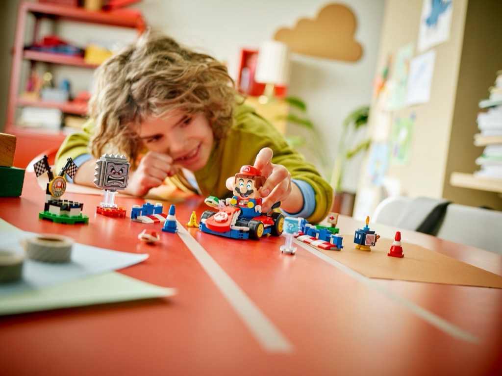 เลโก้ LEGO Super Mario 72043: Mario Kart – Interactive LEGO® Mario & Standard Kart