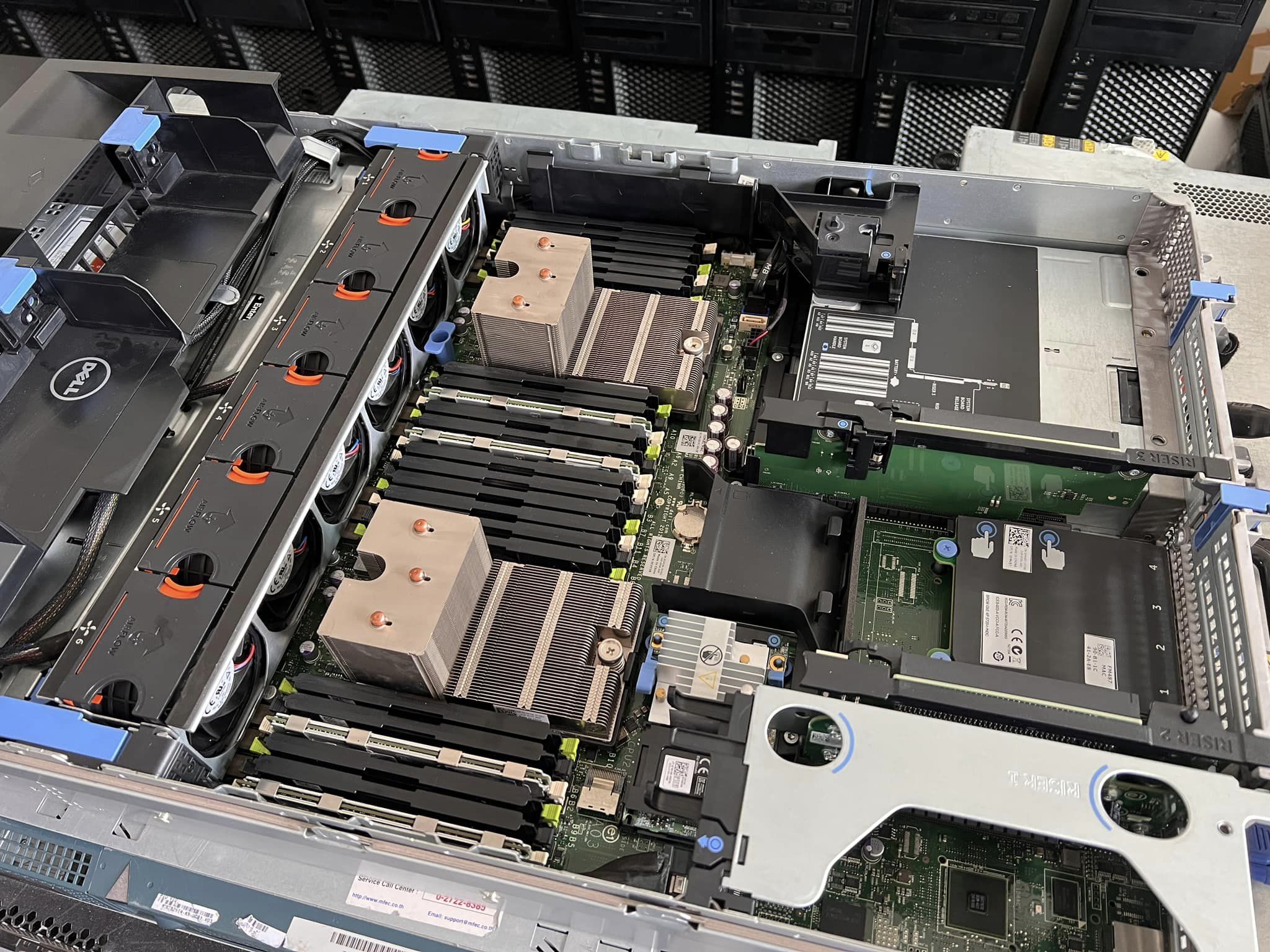 dell r720 2cpu 64gb 24cores เซิฟเวอร์มือสองพร้อมใช้งาน