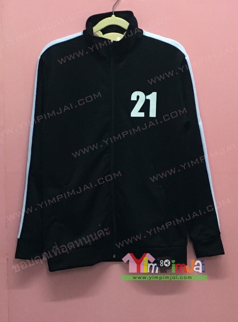 เสื้อกันหนาว เสื้อรุ่น สีดำ แขนยาว หมวก ซิปดำ มีกระเป๋า สกรีนตามสั่ง 20 21 18 SCI-MATH 40 MMWS i 601