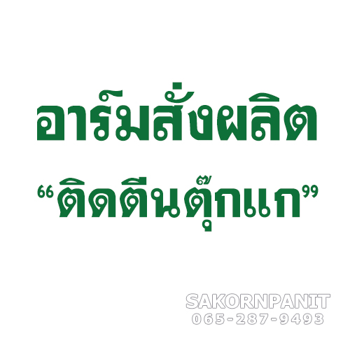 สินค้าสั่งผลิตติดตีนตุ๊กแก /ขนาดติดหน้าหมวก (12 x 7 ซม.)