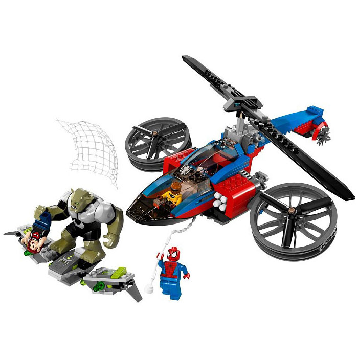 LEGO Super Heroes 76016 Spider-Helicopter Rescue (Minor Damaged Box)