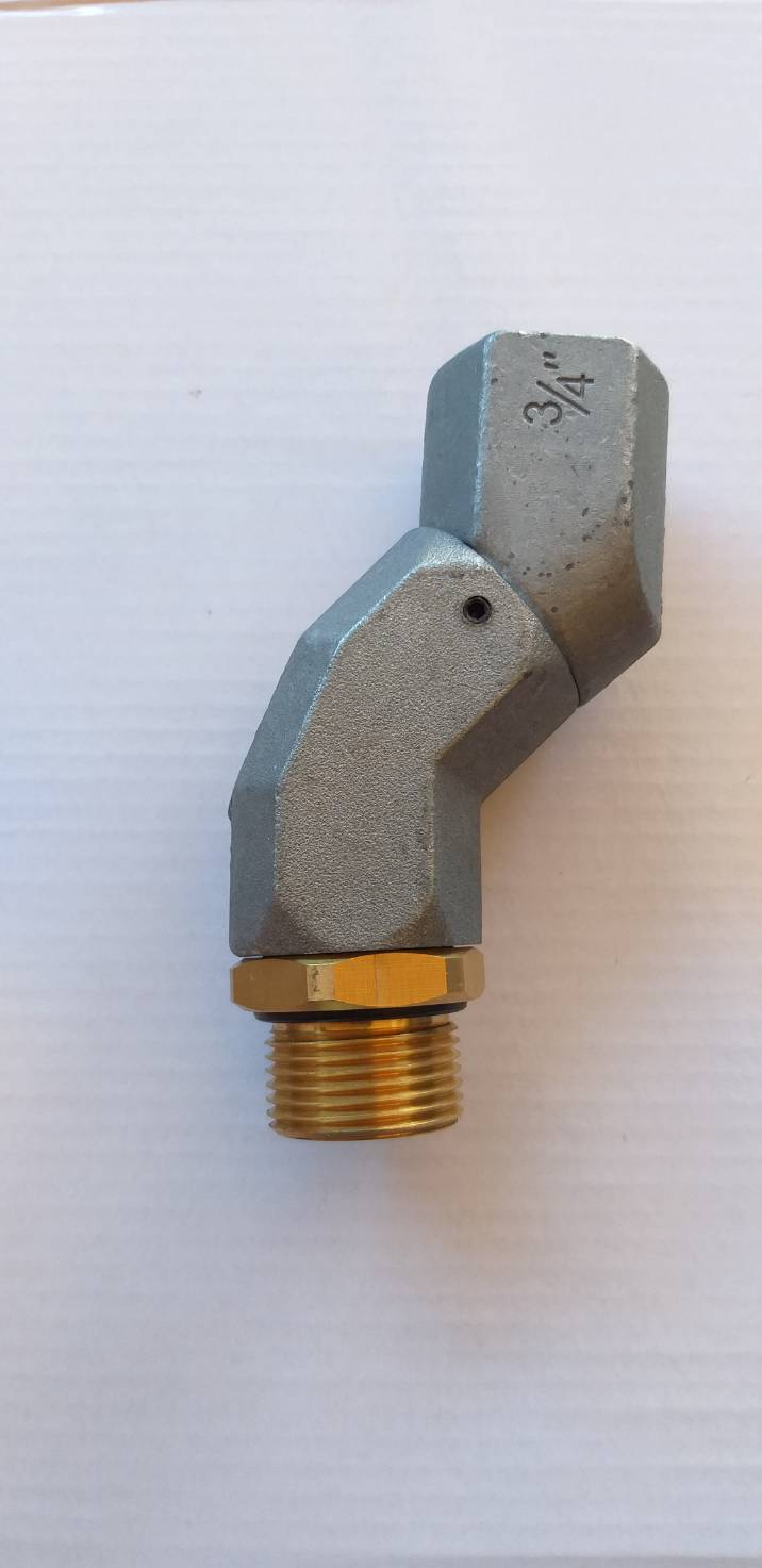 หัวสายพร้อมข้อฟรี (Swivel) 3/4"