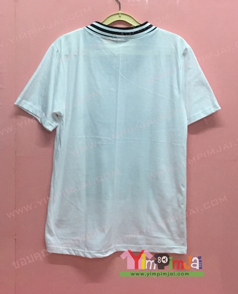 เสื้อยืด สีขาว แขนสั้น สกรีนตามสั่ง YUTA 06 Rookies