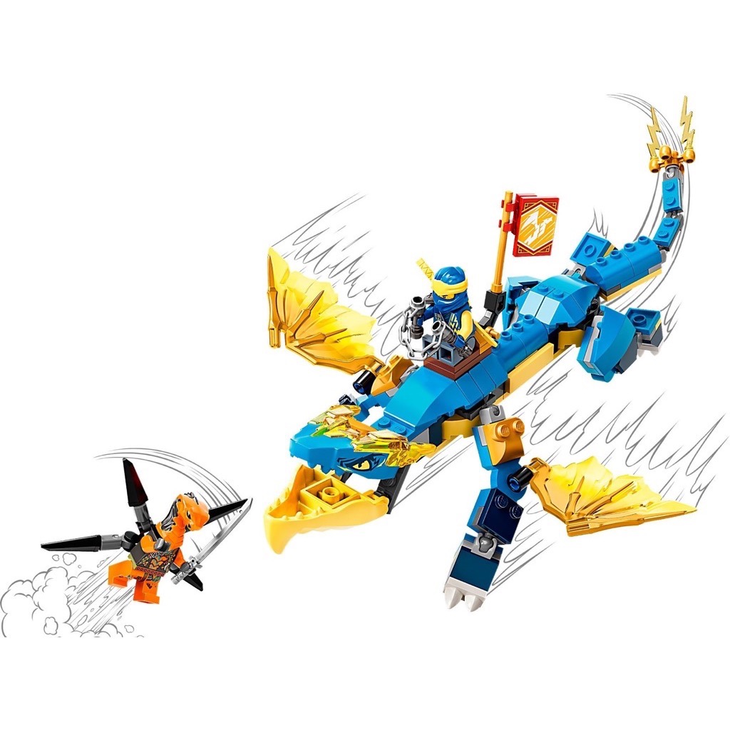 เลโก้ LEGO Ninjago 71760 Jay’s Thunder Dragon EVO