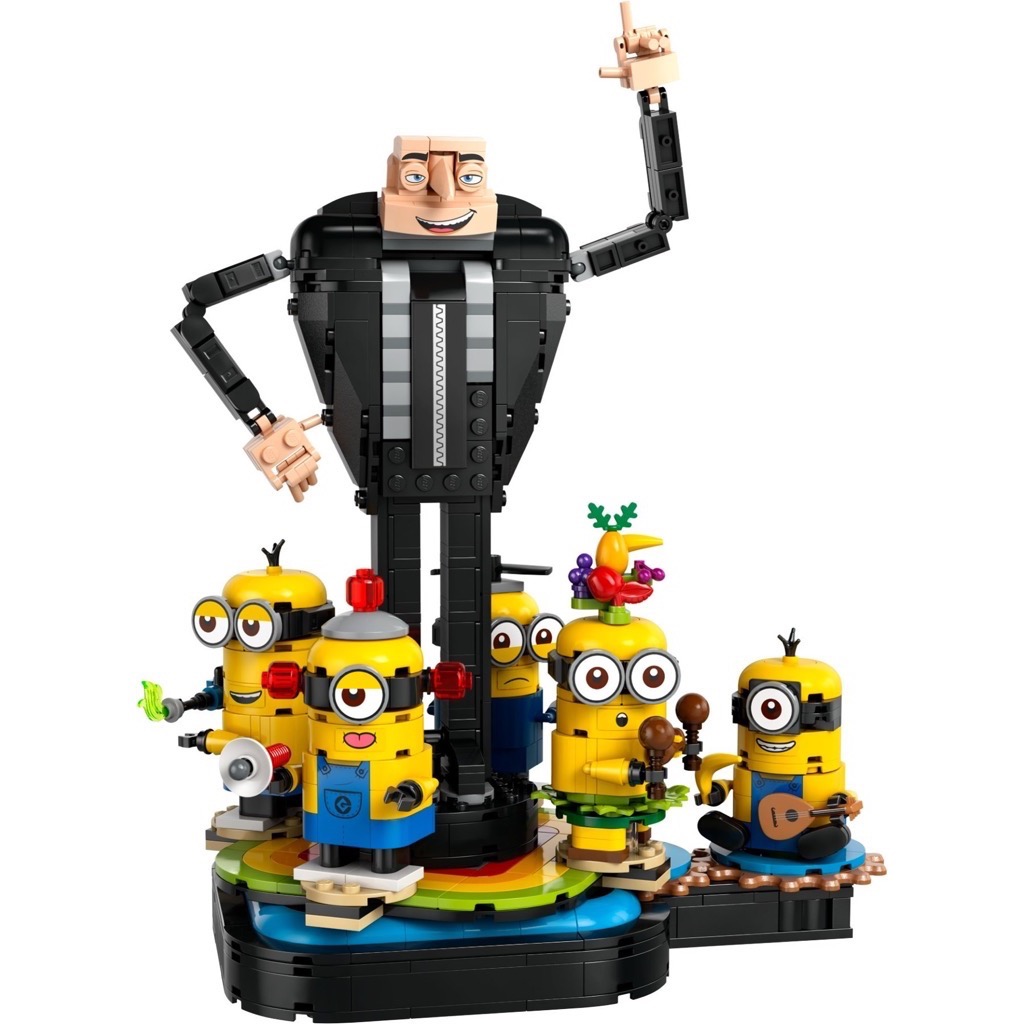 เลโก้ LEGO Minions 75582 Brick-Built Gru and Minions