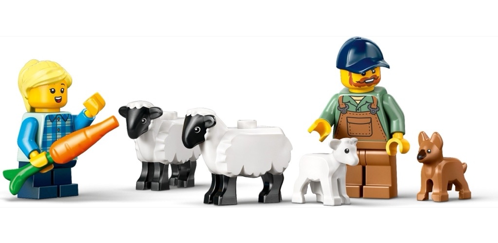 เลโก้ LEGO City 60461 Red Farm Tractor with Trailer