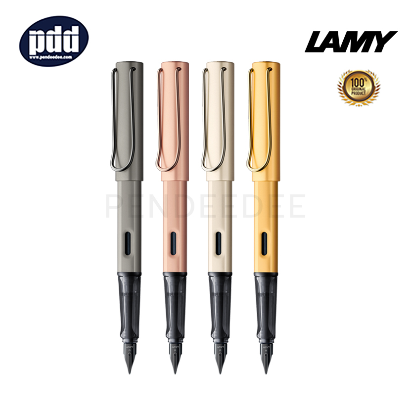 ปากกาสลักชื่อ LAMY ปากกาหมึก ลามี่ แอลเอ็กซ์ สีเทาเข้ม หัวเอ็ม 0.7 มม. LAMY Lx Ruthenium Nib M 0.7 mm. Fountain Pen