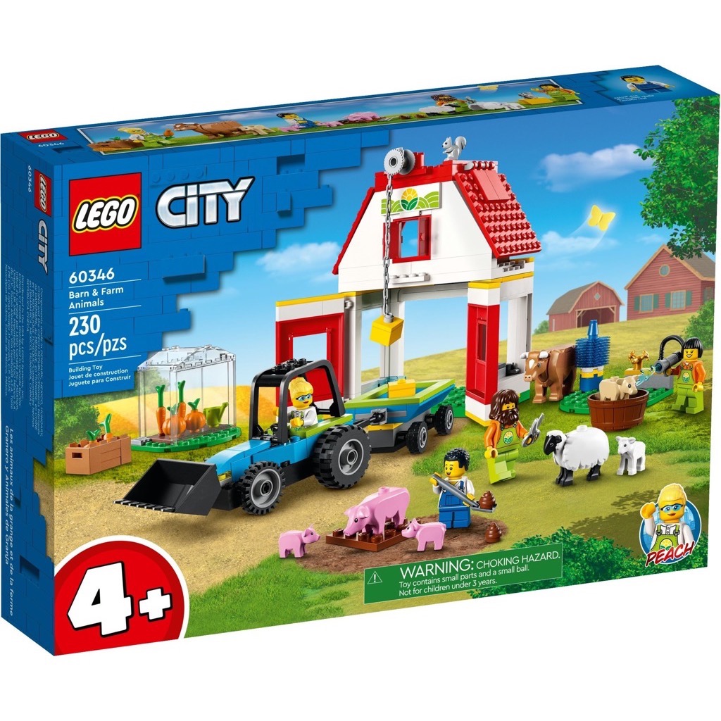 เลโก้ LEGO City 60346 Barn & Farm Animals