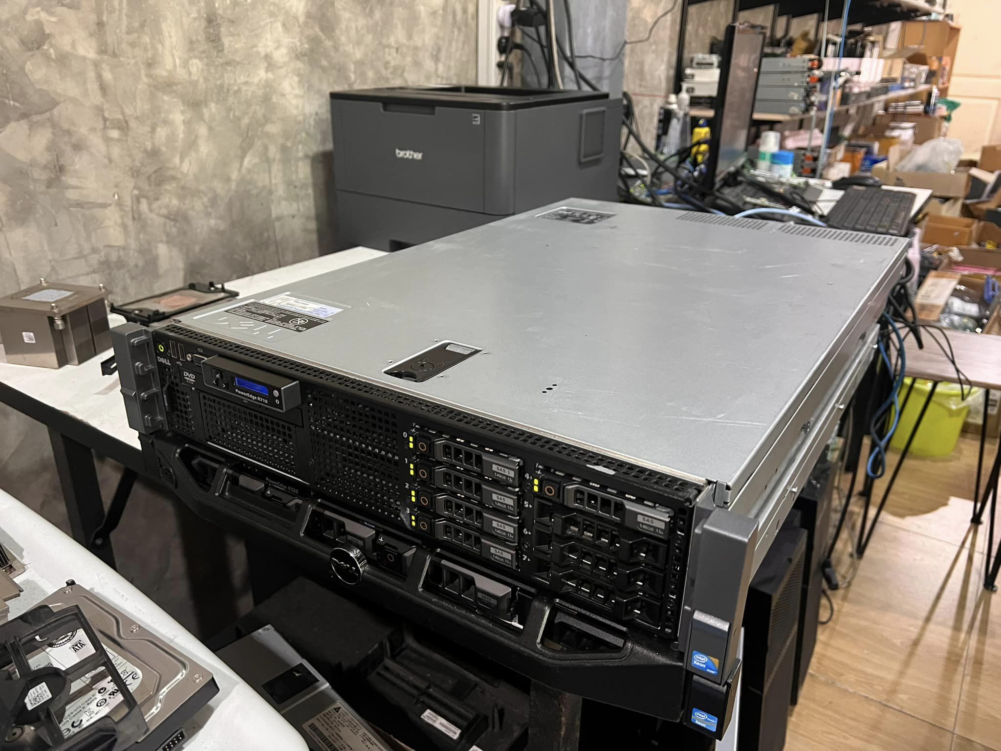 server dell r710 2cpu ram 32 เซิฟเวอร์มือสองพร้อมใช้งาน
