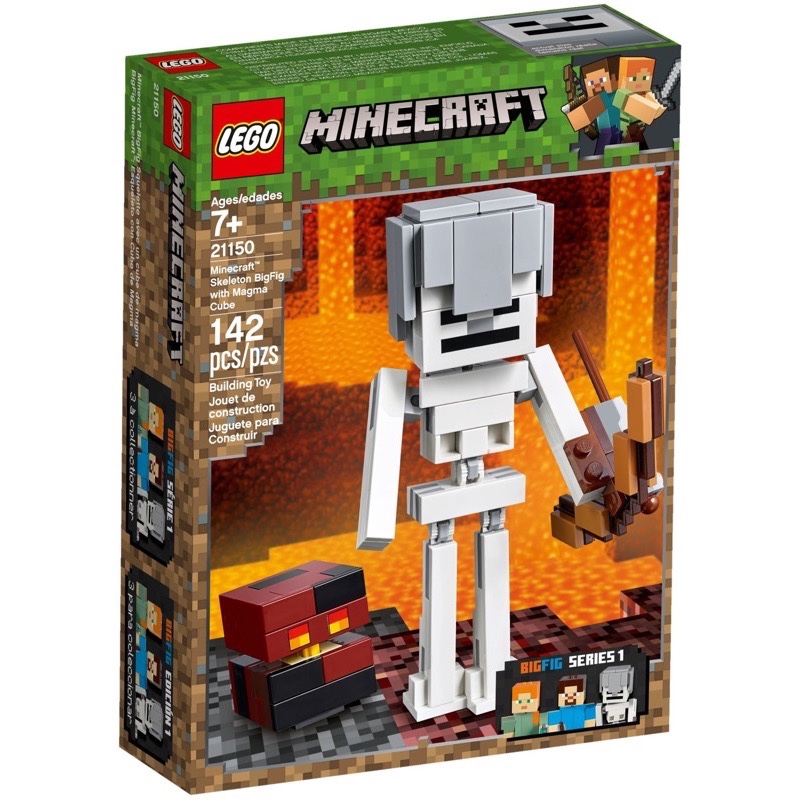 LEGO Minecraft 21150 Minecraft Skeleton BigFig with Magma