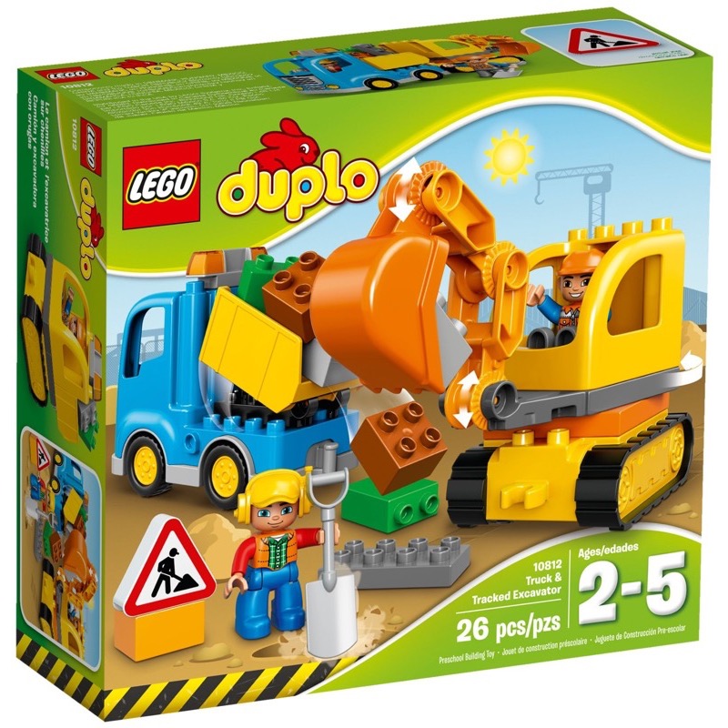LEGO Duplo 10812 Truck & Tracked Excavator