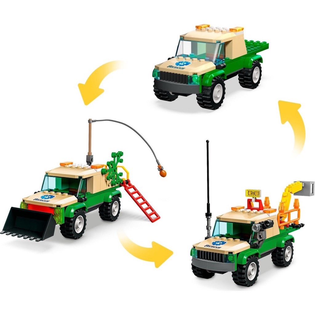 เลโก้ LEGO City 60353 Wild Animal Rescue Missions