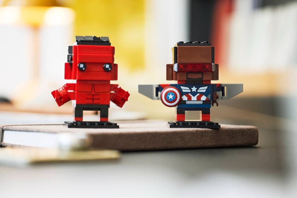 เลโก้ LEGO BrickHeadz 40668 Captain America & Red Hulk