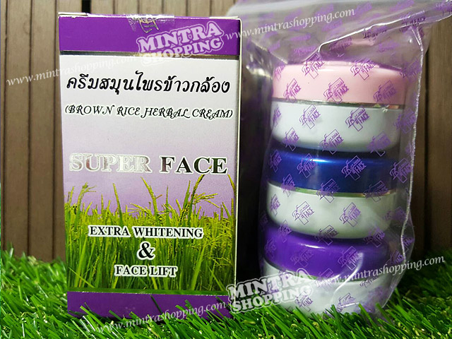 ครีมสมุนไพรข้าวกล้อง ซุปเปอร์เฟซ สมุนไพรข้าวกล้อง ผสมคอลลาเจน ของแท้ 100% ขายถูก ราคาส่ง