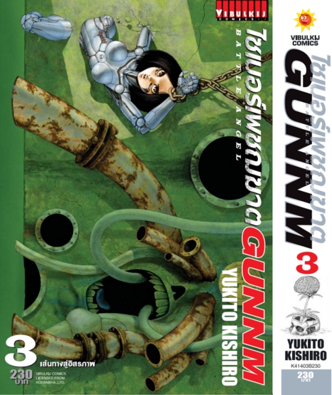 ไซเบอร์เพชฌฆาต GUNNM เล่ม 3