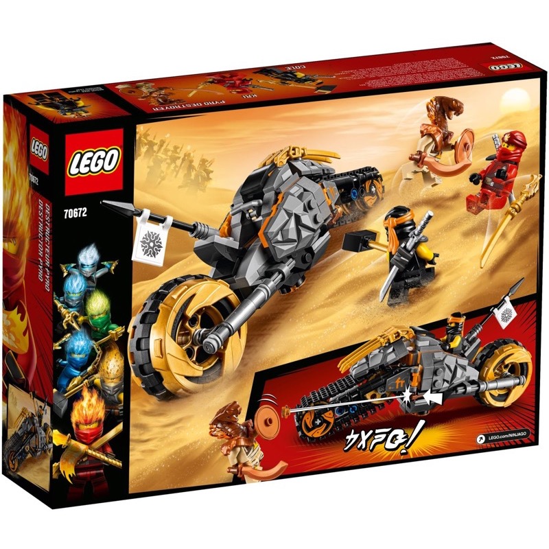 LEGO Ninjago 70672 Cole's Dirt Bike