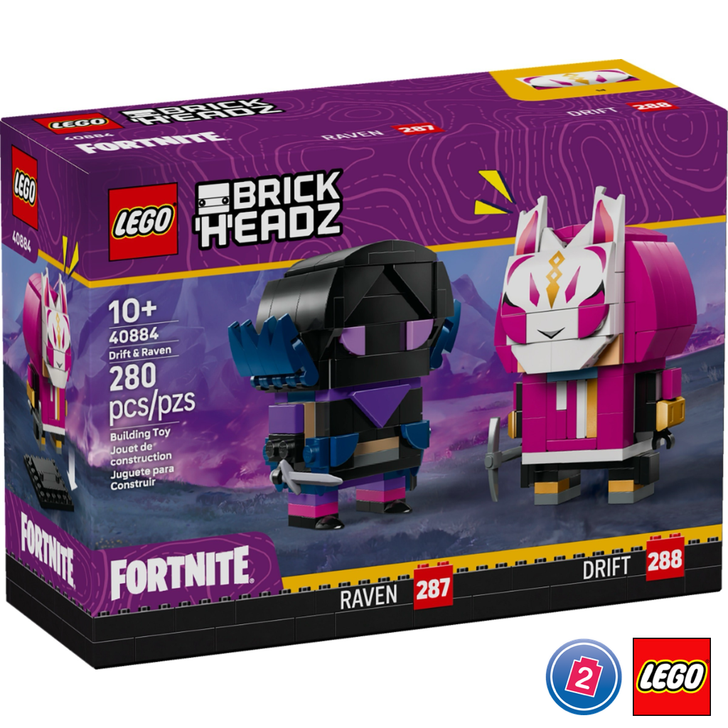 เลโก้ LEGO BrickHeadz 40884 Drift & Raven