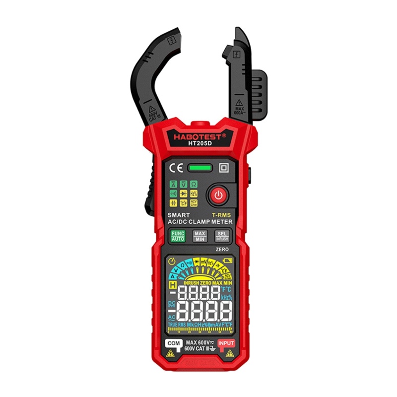 HABOTEST HT205D Multifunctional Intelligent Burn-proof Clamp Meter