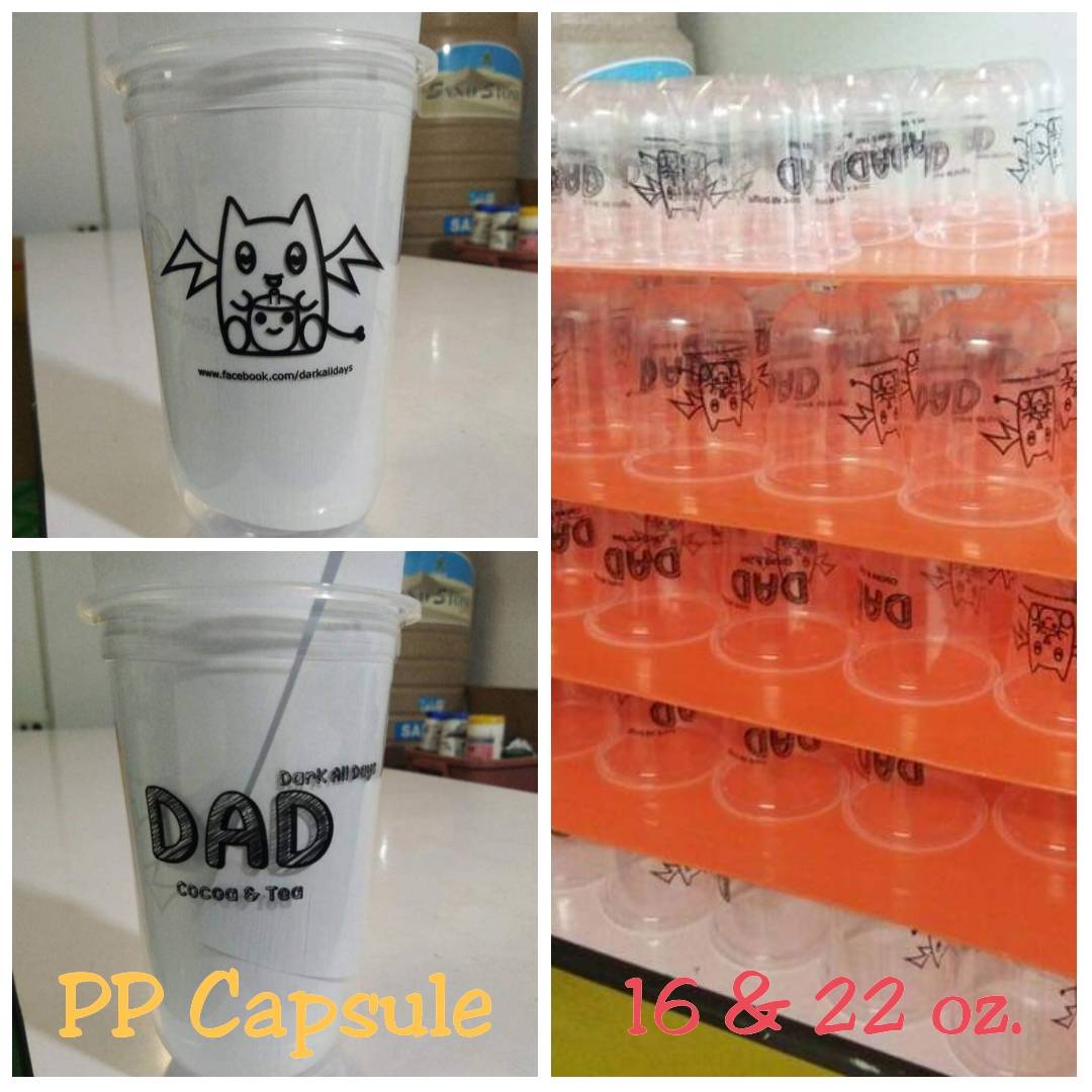 สกรีนแก้ว PP Capsule 16 & 22 oz.